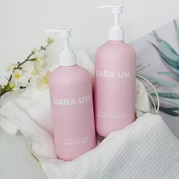 Mildly acidic perfume scent long-lasting sensitive scalp scent shampoo Baraum Blackberry Soap Shampoo/Conditioner Set 490ml, 2 pieces