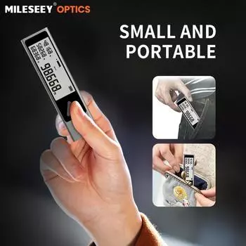 MILESEEY M120 40M лазерный дальномер рулетка с колесом, с английской трансляцией 40m