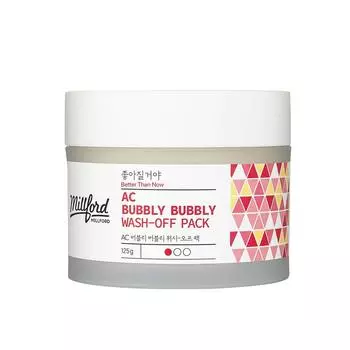 Milford Bubbly Easy and fast 5-минутная очищающая поры маска для смывания 125 г, 1 шт., 1 шт.