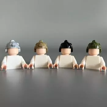 Военный строительный блок фигурка аксессуары шлем шляпа тактический шлем B мелкие частицы собранная игрушка