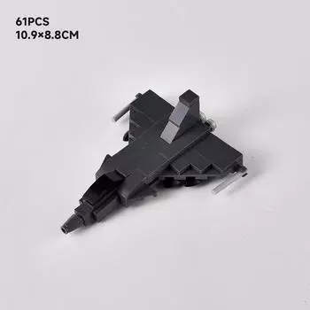 Military Fighter Building Block Air Plane Domestic Educational Assembly Toy Compatible Set