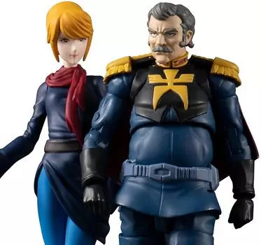 Military Mobile Suit Gundam Principality of Zeon Army 07 Ramba Ral Claure Hamon 100mm PVC painted movable figure G.M.G. (Gundam Generation) & Approx.