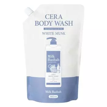Milk Baobab Cera Body Wash White Musk Refill, 960ml, 1 unit
