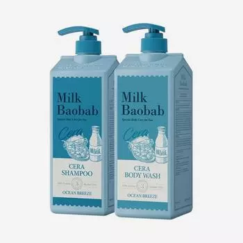 Milk Baobab Ocean Breeze Cera Shampoo 1.2L+ Body Wash 1.2L