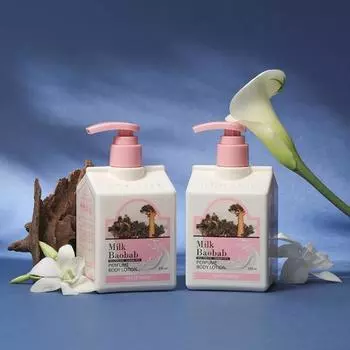 Milk Baobab Парфюмированный лосьон для тела White Musk Double Special (250мл+250мл)