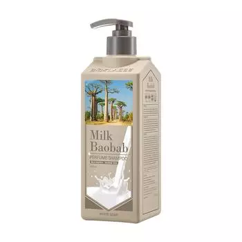 Milk Baobab Perfume Shampoo White Soap 500ml, 1 piece