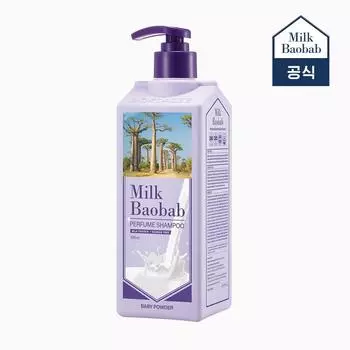 Milk Baobab Shampoo Baby Powder Scent, 500ml, 1 unit