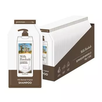 Milk Baobab Shampoo White Musk Fragrance, 10g, 50 pieces