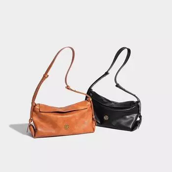 Milk Box Ladies 2024 New Premium Crossbody Pillow Large Capacity Shoulder Tote Women s Bag чёрный