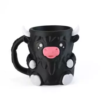 Milk Cow Ice Cream Cup Holder One Size чёрный