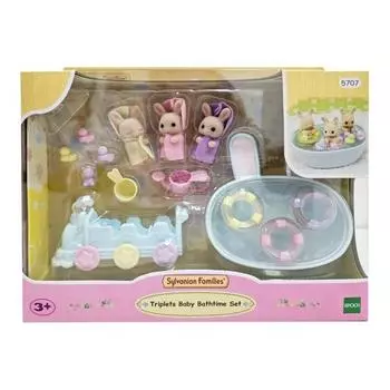 Milk Rabbit Triplet Bath Play 5707, популярная в Корее Sylvanian Family