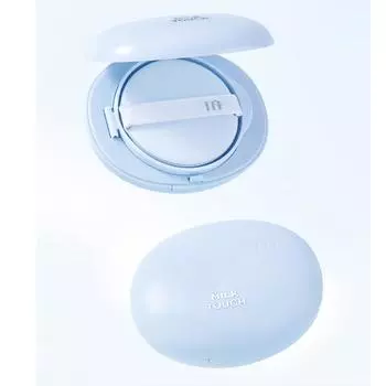 Milk Touch All Day Skin Fit Slim Matte Cushion 15g+15g Reill 3 Colors 19C Rosy Ivory