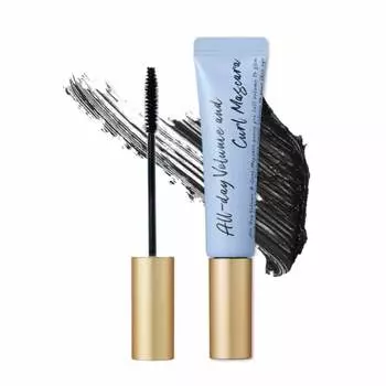 Milk touch milk touch all day volume & curl mascara black waterproof curl keep with fiber