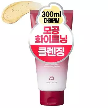 Milk Touch Plum Pore Toning Vita Capsule Cleansing Foam, 300ml, 1 piece