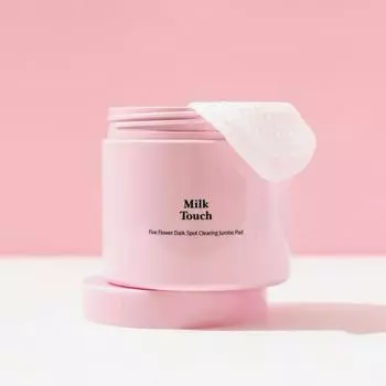 [Milk Touch] Пятновыводящие диски Five Flower, 60 листов, 1 шт.