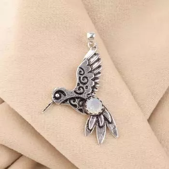 Milky Opal Gemstone 925 Sterling Silver Jewelry Pendant1.8 Gift For Girlfriend CP-20-17