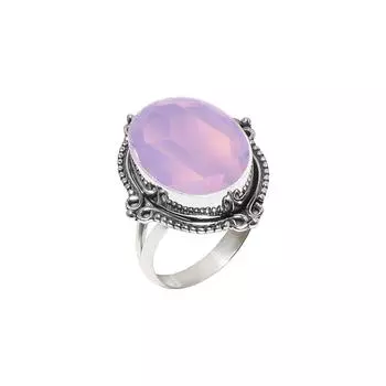 Milky Pink Opal 925 Sterling Silver Ring V6423, Pink Ring, Oval Ring, Valentin s Day Gift, Gift For Her, Birthday Gift, Handmade Jewelry, Silver Jewel