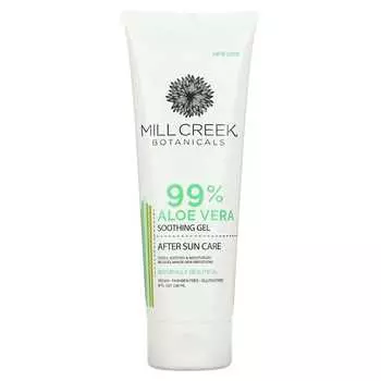 Mill Creek Botanicals Успокаивающий гель 99% Алоэ Вера, 8 жидких унций (236 мл)