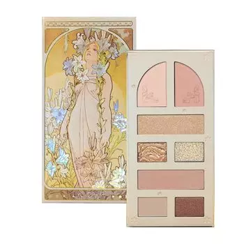 MilleFee Lady Flower Palette Multi Palette Eye Shadow Cheek Highlight Mousse Multi Color Makeup Beginner Cosmetics MilleFee (01 Лилия)
