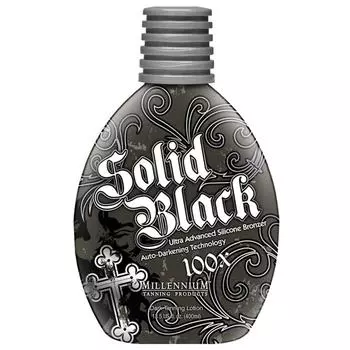 Millennium Tanning Solid Black 100X 400 мл лосьон для загара, 1 шт.