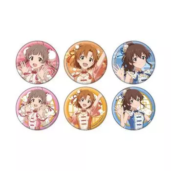 МИЛЛИОН 08 Китай КОРОБКА из 6 банок значков IDOLM@STER LIVE! увидеть. [Оригинальная иллюстрация]