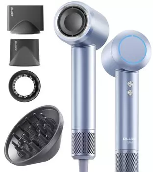 Миллион Высокая концентрация отрицательного PLUZZ Большой объем воздуха фен Ультра быстрый Красивые волосы Мощный мотор фен Компактный низкий уровень шума 1200 Вт для