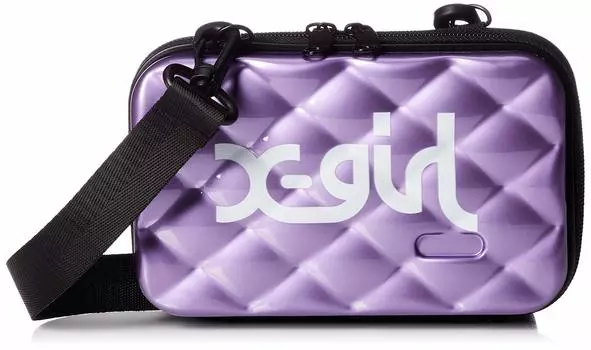 MILLS LOGO HARD CASE 05194070 Фиолетовый Свободный размер [X Girl]