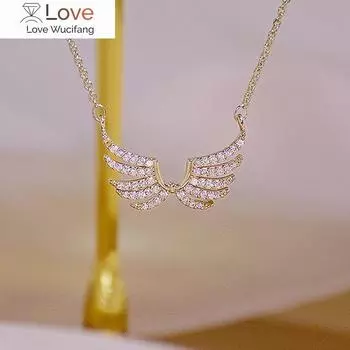 Милое элегантное женское свадебное ожерелье с ослепительным цирконием, изысканные дизайнерские аксессуары для женщин, изящный ювелирный подарок 42cm 5cm