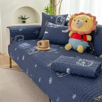 Милое хлопковое богемное диванное полотенце, чехол для дивана Four Seasons, противоскользящее кожаное хлопковое полотенце в европейском стиле, современный чехол для дивана 50x50cm 1pcs