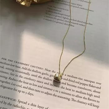 Милое крошечное ожерелье с подвеской в виде сердца для женщин, изысканное ювелирное украшение в подарок