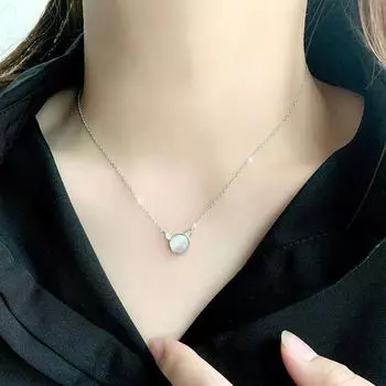 Милое маленькое ожерелье с подвеской в виде медведя с простым темпераментом и женской студенческой ключичной цепочкой