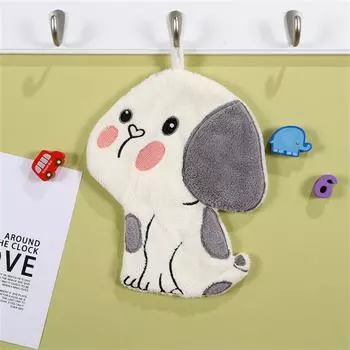 Милое мягкое полотенце, подвесное полотенце, впитывающая ткань для рук, мультяшное полотенце для рук CHINA