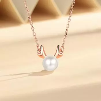Милое ожерелье из стерлингового серебра S925 с жемчугом в виде дракона, женская милая цепочка на ключицу, кулон в виде дракона на год рождения, аксессуары для шеи 925