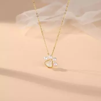 Милое ожерелье с жемчужным когтем, милая и сказочная девочка, детская креативная цепочка с когтем