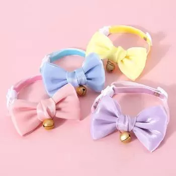 Милое ожерелье в виде котенка в стиле принцессы, устойчивое к поломкам, можно стирать, подарок для собаки жёлтый