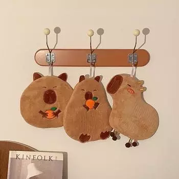 Милое полотенце для рук Capybara, кухонные полотенца для уборки Kapibala, впитывающие полотенца для рук, полотенца для мытья посуды, мягкая тряпка для уборки