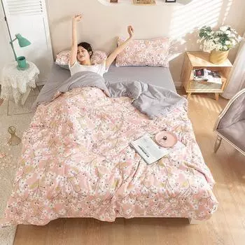 Милое тонкое одеяло с цветочным принтом высокого качества, детское покрывало с изображением короля животных и фруктов, лоскутное одеяло для взрослых 110x150 Summer quilt