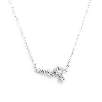 Милое женское ожерелье в виде цветка звезды с новой универсальной летней цепочкой на ключицу