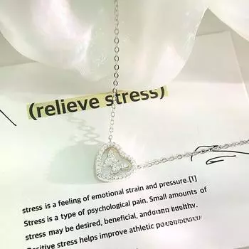 Милое женское ожерелье в виде ракушки-бабочки с надписью «Любовь», легкая роскошная цепочка-воротник для девушек в стиле Ins