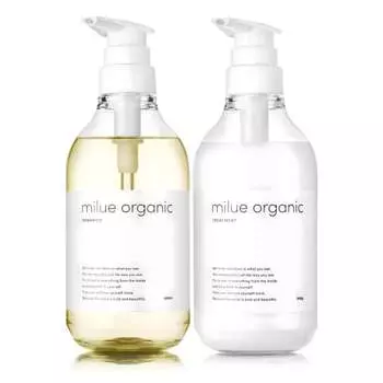 Milue Organic Shampoo Beauty Salon Эксклюзивный шампунь с аминокислотами [Набор шампуней по 500 мл каждый] (набор)