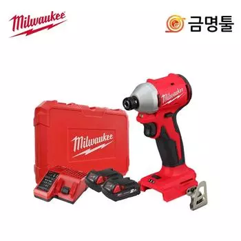 Milwaukee M18 BLIDR 202C Ударный зарядный драйвер 18 В 2,0 Ач 2-го поколения CBLID 3 управления скоростью Беспроводной удар