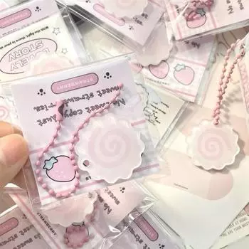 Милые акриловые брелки в виде розового кальмара, кулон, брелок для рюкзака, очаровательные ювелирные изделия, дропшиппинг