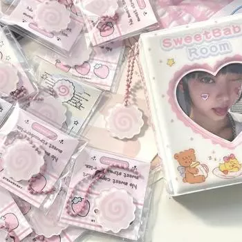 Милые акриловые брелки в виде розового кальмара, кулон, брелок для рюкзака, очаровательные ювелирные изделия, дропшиппинг розовый