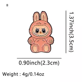 Милые эмалевые значки монстров Мультяшные аниме Джинн Значок на рюкзак Лацкан Брошь Ювелирные изделия Подарки друзьям