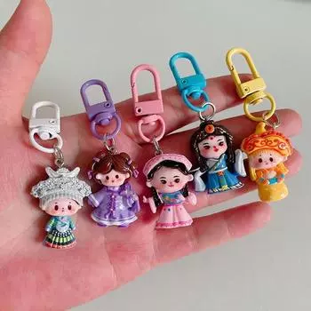 Милые этнические стильные подвески для девочек из смолы брелок подвески трендовый брелок для сумки подвески аксессуары белый