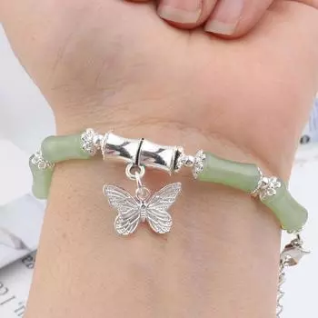 Милые браслеты с бабочками Милый браслет с бабочками из бисера для женщин и девочек Универсальный модный браслет Ювелирные изделия Аксессуары Подарки A11