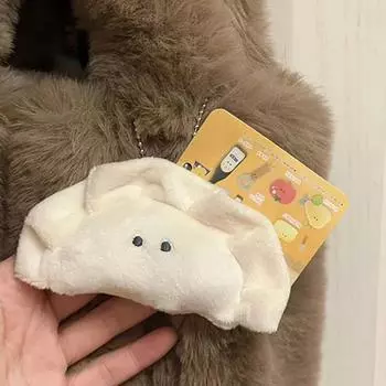 Милые брелки в виде пельменей для сумки, подвески, креативные плюшевые брелки в форме еды Izakaya, забавные брелки для кукол с пельменями