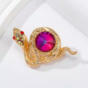 Милые броши в виде змеи для женщин, сплав, милый год змеи, животное, вечеринка, повседневная брошь, булавки, подарки золотой