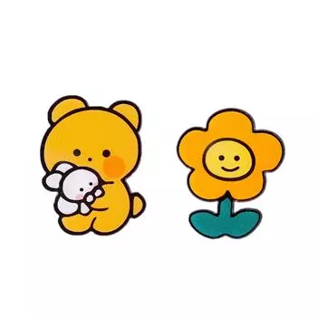 Милые булавки, изысканная мода, милая мультяшная акриловая брошь для девочки, сумка для одежды, кулон, значок, булавка