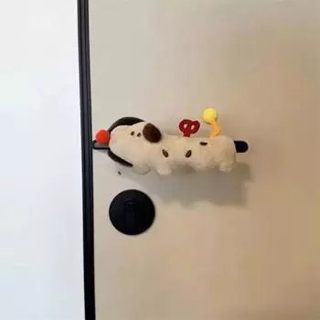 Милые чехлы для дверных ручек для собак, чехлы для правой боковой дверной ручки, защита от ударов и статического электричества